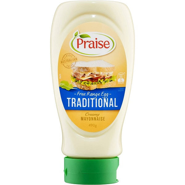 Praise Traditional Mayonnaise 490g