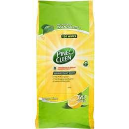 Pine O Cleen Disinfectant Wipes Lemon Lime 150pk