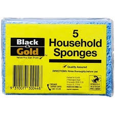 DO NOT ORDER Black & Gold Household Sponges 5pk