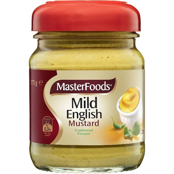 Masterfoods Mild English Mustard 175g