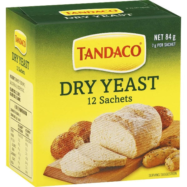 Tandaco Dry Yeast 7g Sachets 12pk