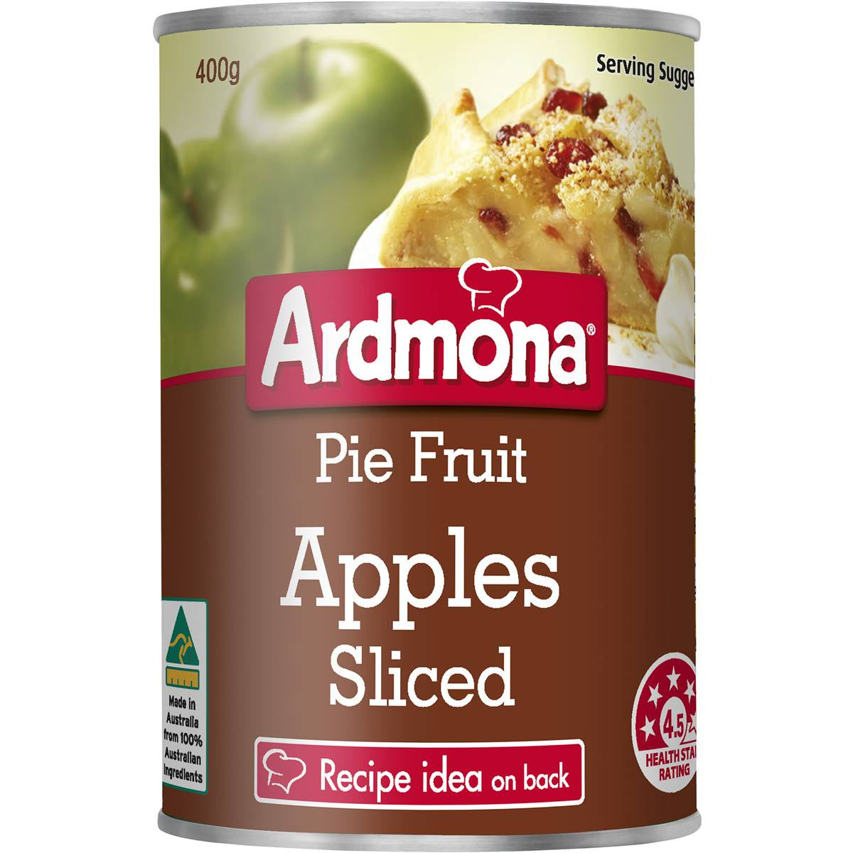 Ardmona Pie Fruit Apples Sliced 400g