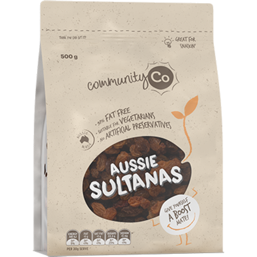 Community Co Sultanas 500g