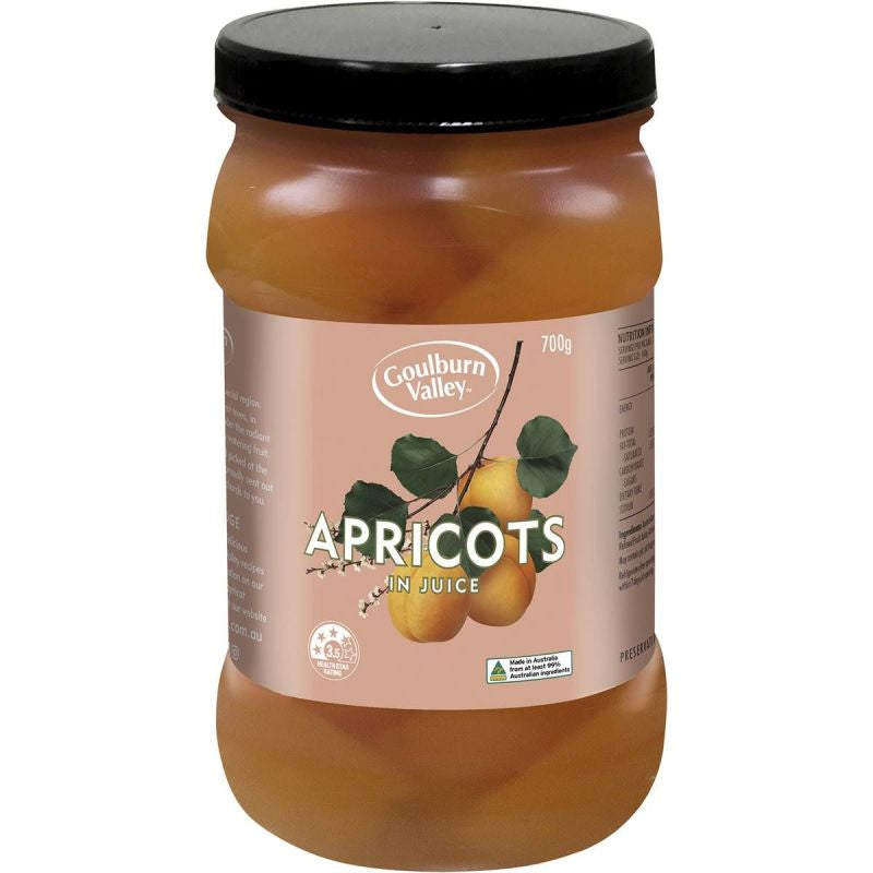 Goulburn Valley Half Apricots in Juice 700g