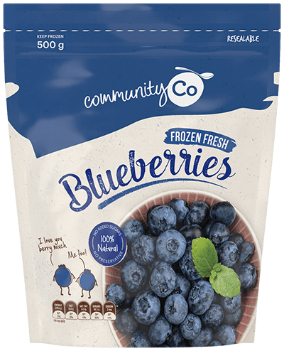 Community Co Frozen Blueberries 500g