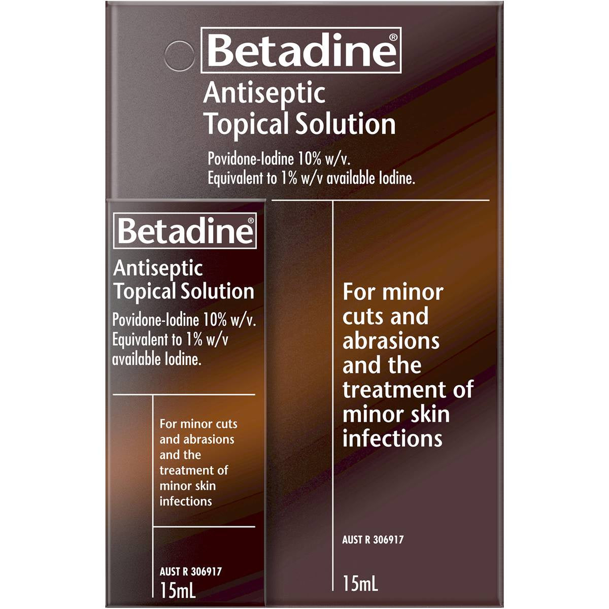 Betadine Antiseptic Topical Solution 15mL