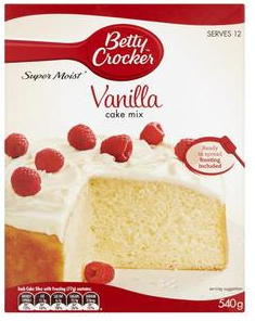 Betty Crocker Vanilla Cake Mix 540g