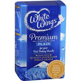 White Wings Plain Flour 1kg