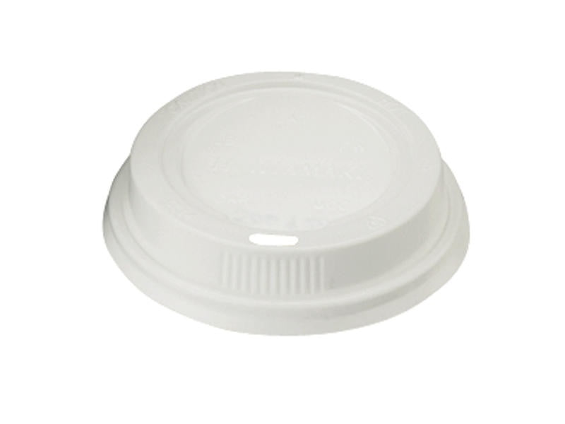 Bulk Lid to Suit Coolwave Hot Cup White 8oz 1000pk