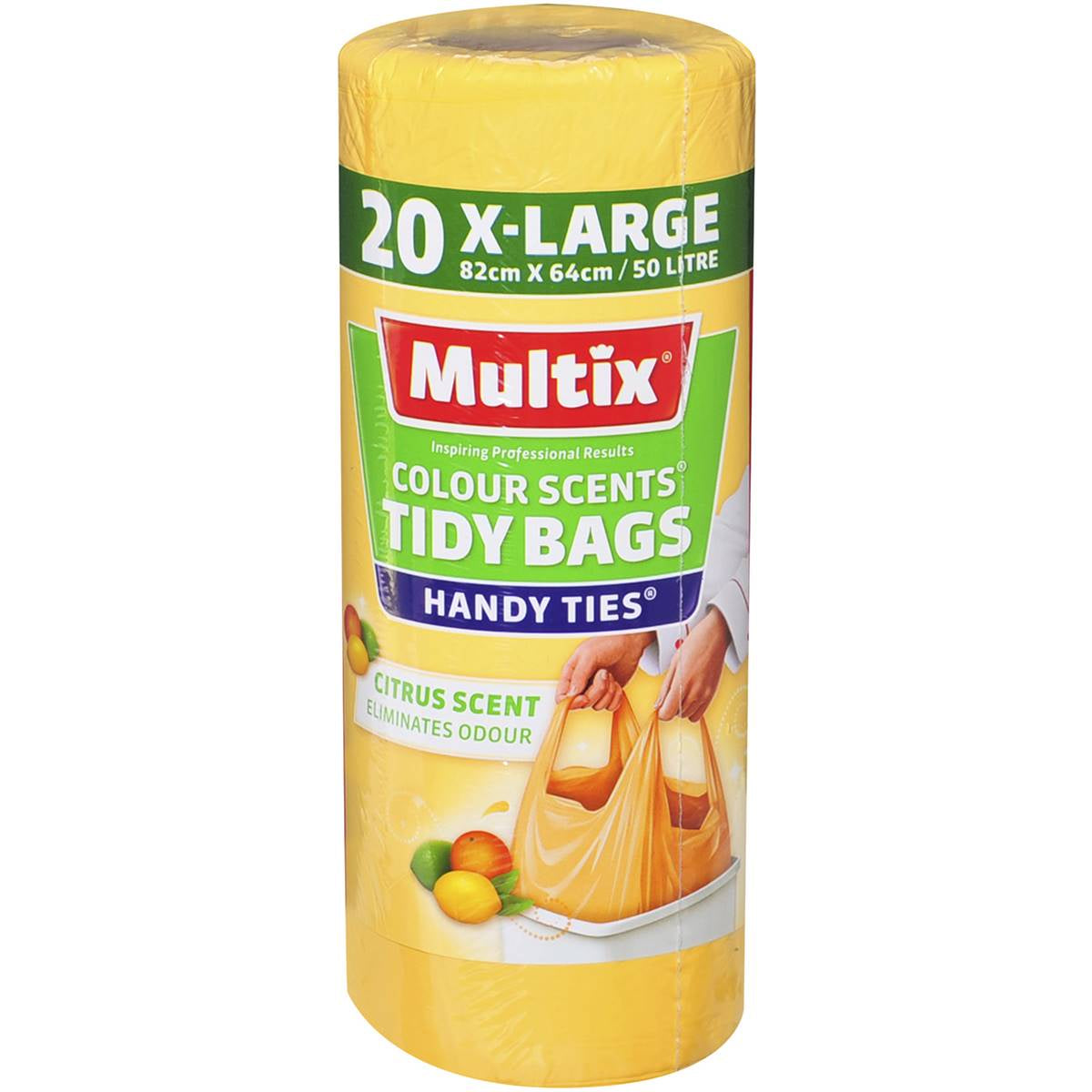 Multix Tidy Bag Roll Citrus Scent X-Large 20pk