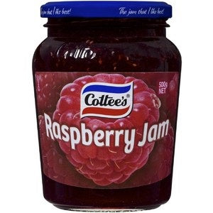 Cottees Raspberry Jam 500g