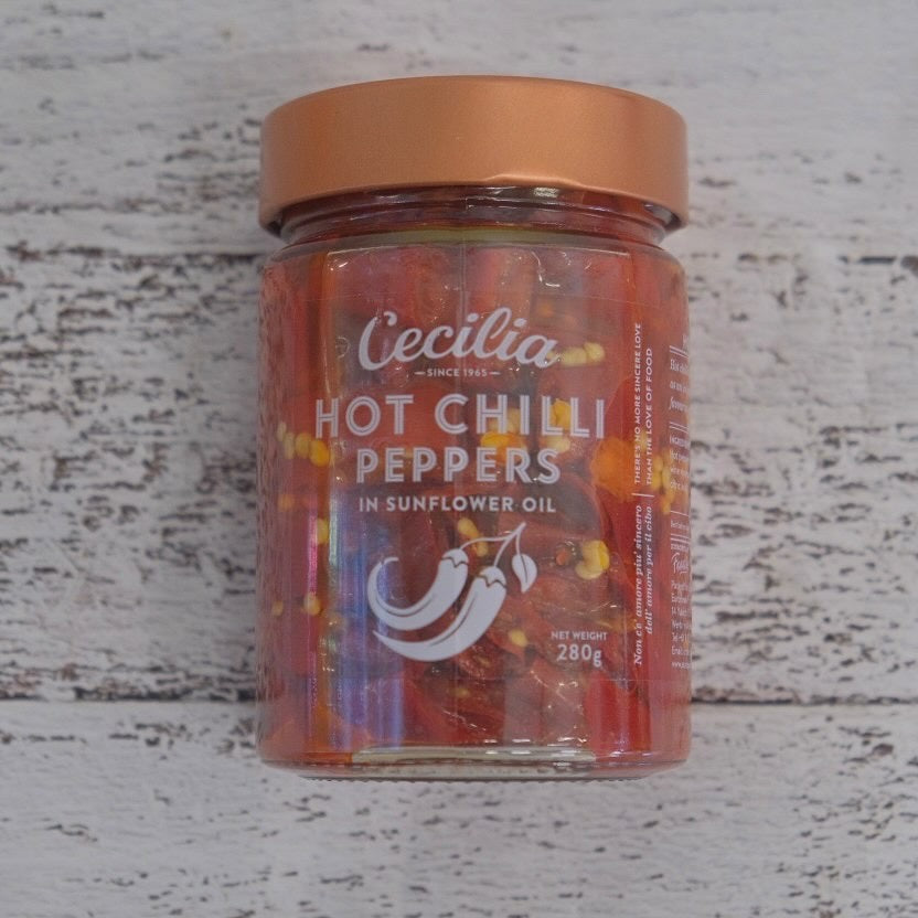 Cecilia Hot Chilli Peppers 280g