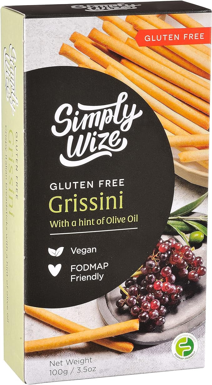 Simply Wize Grissini Sticks Gluten Free 100g