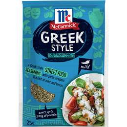 McCormicks Street Food Greek Style Seasoning 25g