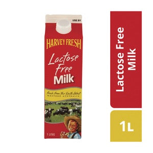 Harvey Fresh Lactose Free Full Cream Milk 1L