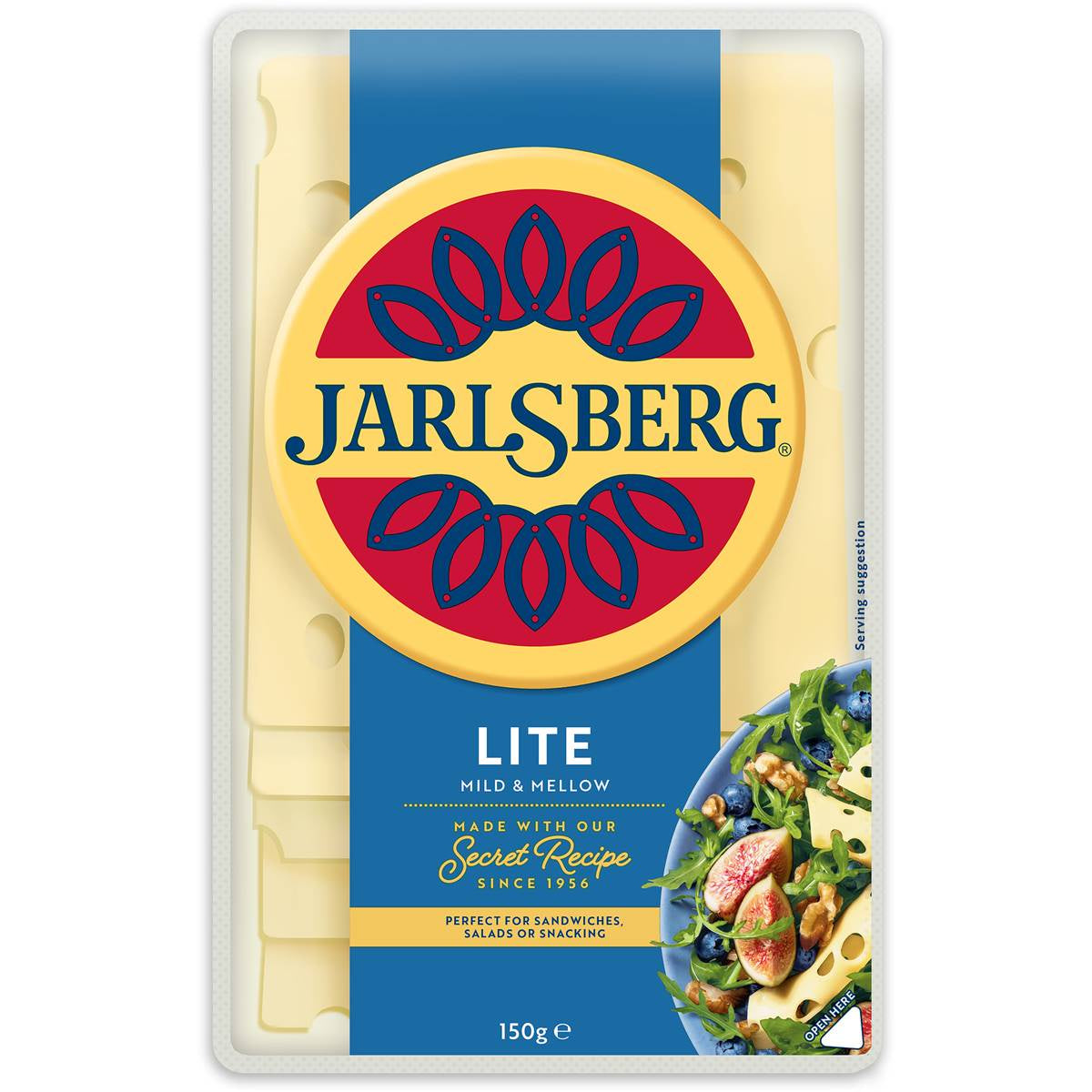 Jarlsberg Sliced Cheese Lite 150g