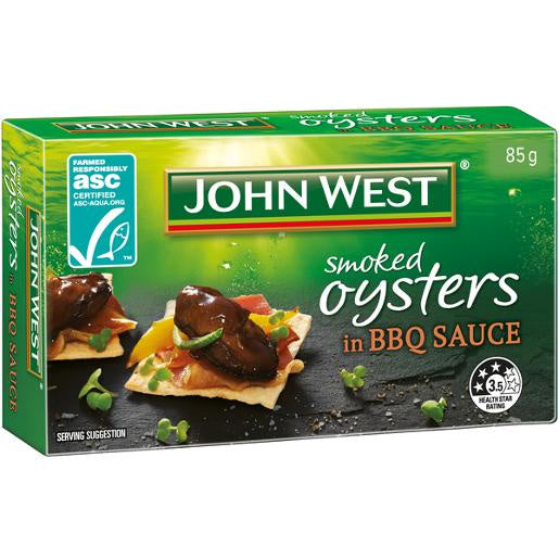 John West Smoked Oysters in BBQ sauce 85g