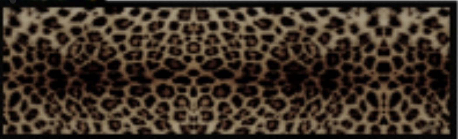 Manor Rd Sml Bar Mat Leopard