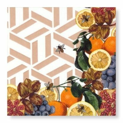Summer Fruits Napkins Luncheon 20pk