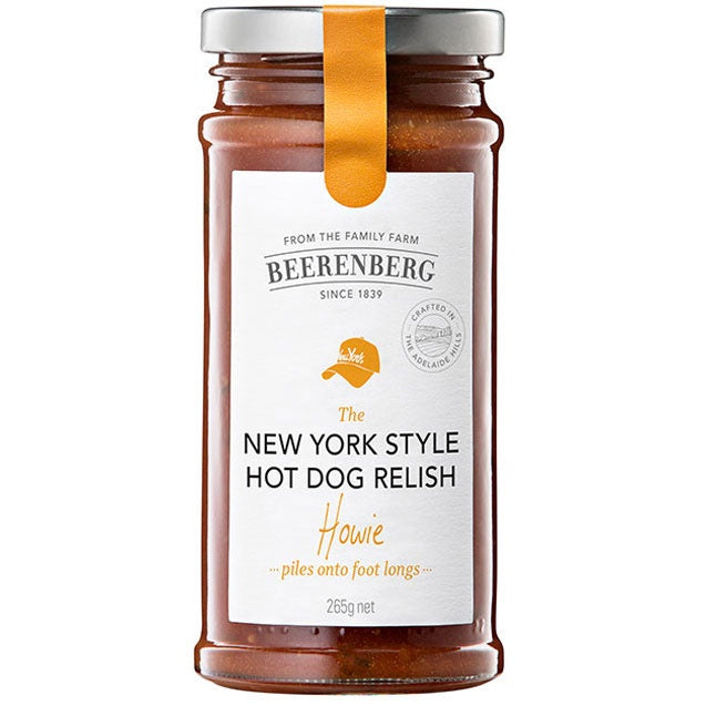 Beerenberg Relish New York Style Hotdog 265g