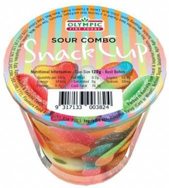 DO NOT ORDER Olympic Snack Cup Sour Combo 120g (Quokka)