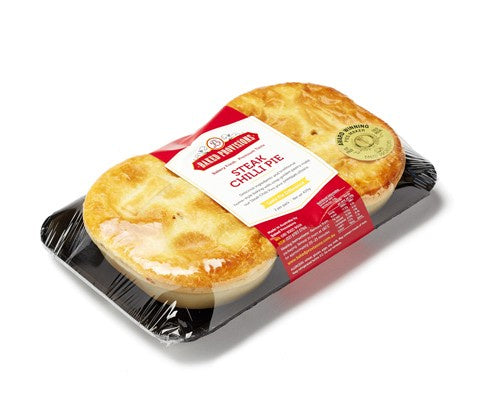 Baked Provisions Steak & Chilli Pie (2pk)