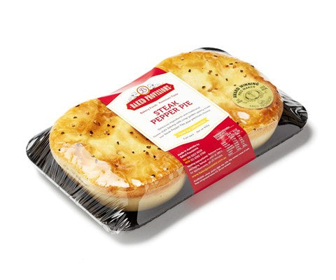 Baked Provisions Steak & Pepper Pie (2pk)