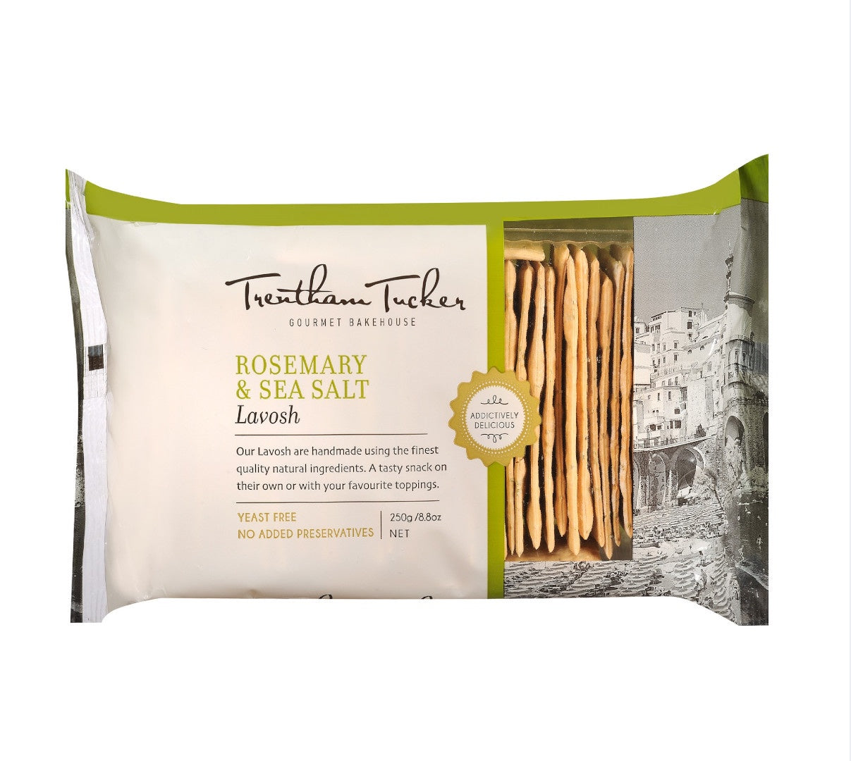 Trentham Tucker Lavosh Rosemary & Sea Salt 250g