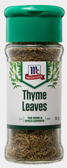 McCormick Thyme Leaves 12g