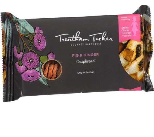 Trentham Tucker Cello Crispbread Fig &Ginger 120g