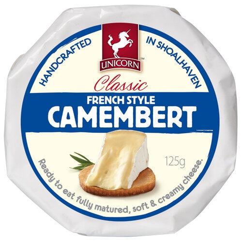 Unicorn Classic French Style Camembert 125g