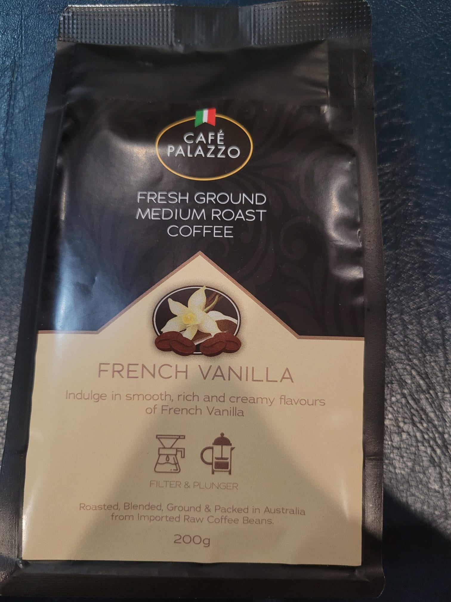 French Vanilla Ground Coffee 200g