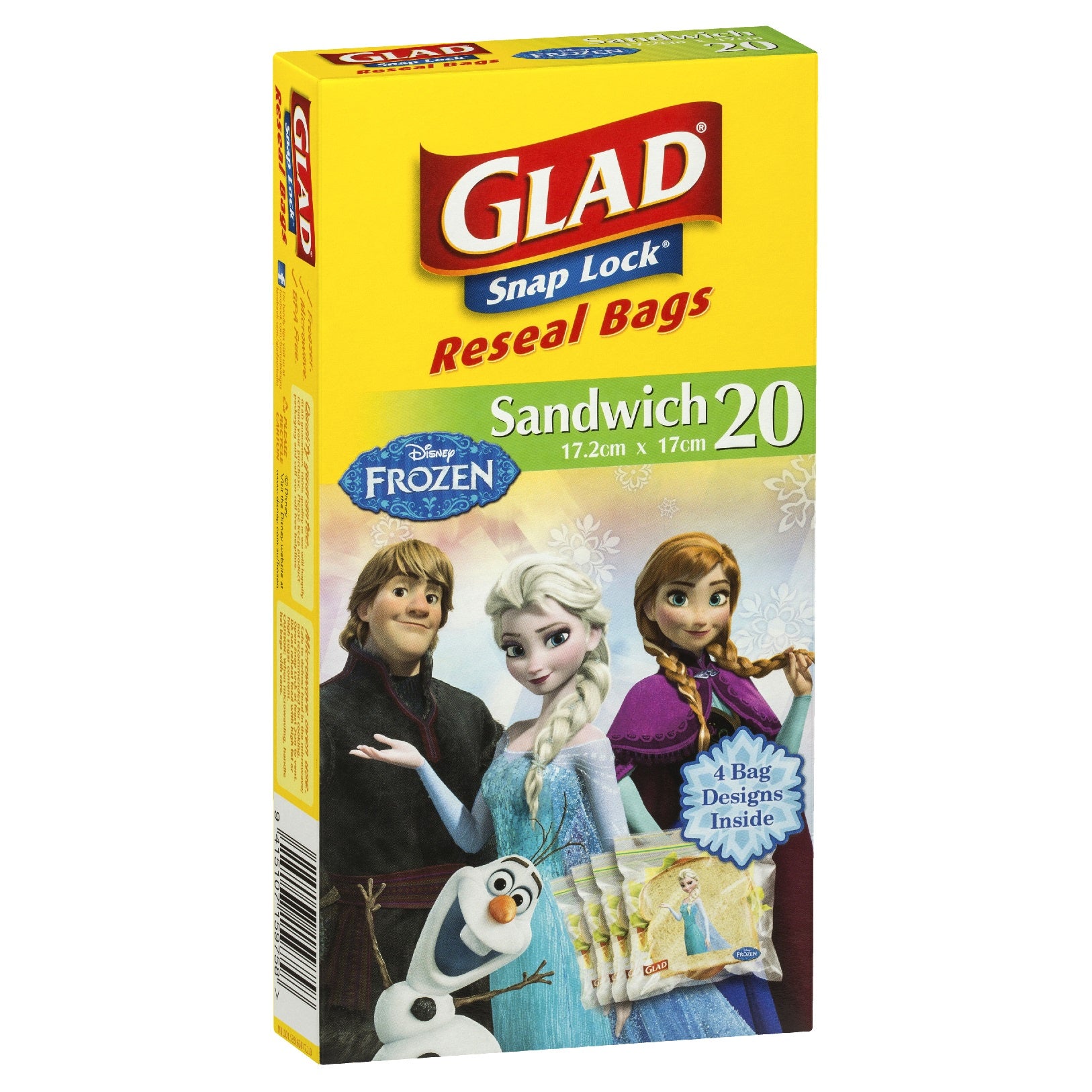 Glad Snaplock Bag Girls 20pk