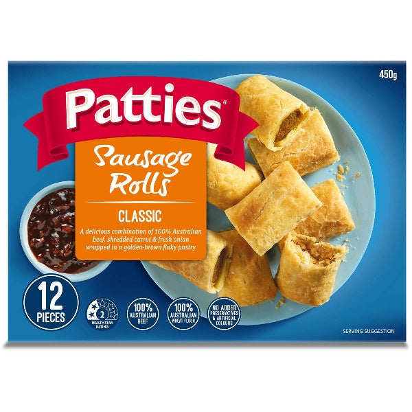 Patties Sausage Rolls 12pk