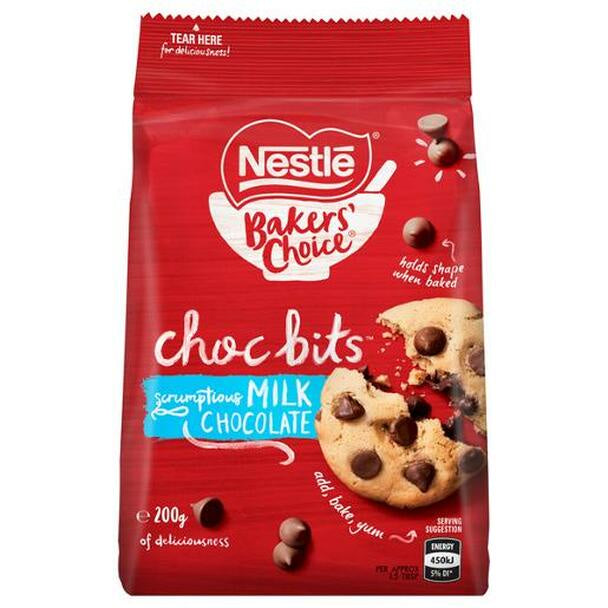 Nestle Cooking Choc Bits 200g - Milk