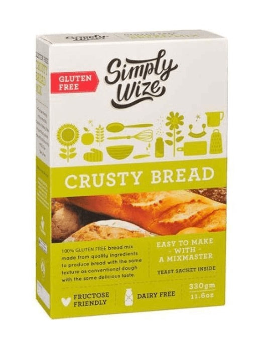 Simply Wize Gluten Free Crusty Bread Mix 330g