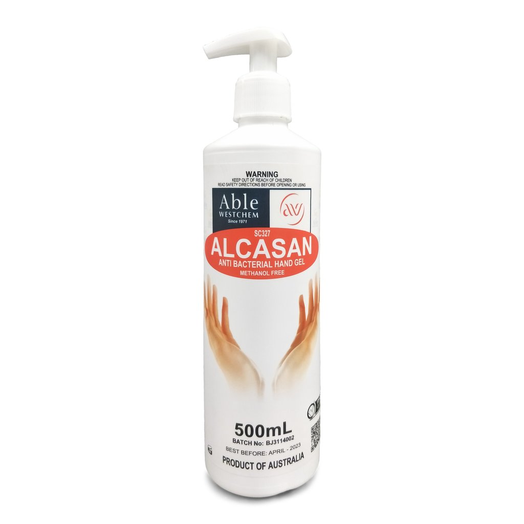 DO NOT ORDER Alcasan Antibacterial Hand Sanitiser Gel 500mL