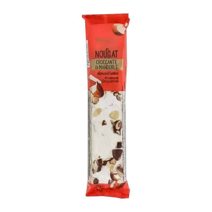 Vergani Nougat Almond Brittle 100g