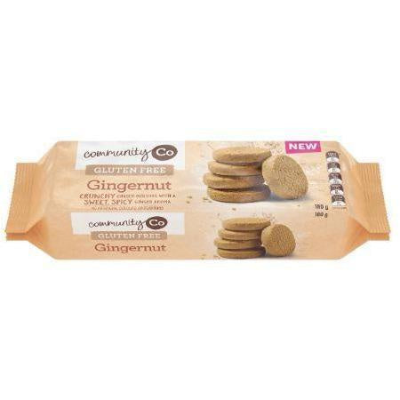 Community Co Gluten Free Ginger Nut Cookies 180g