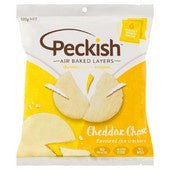 Peckish Rice Cracker Cheese Multi Bag 6pk