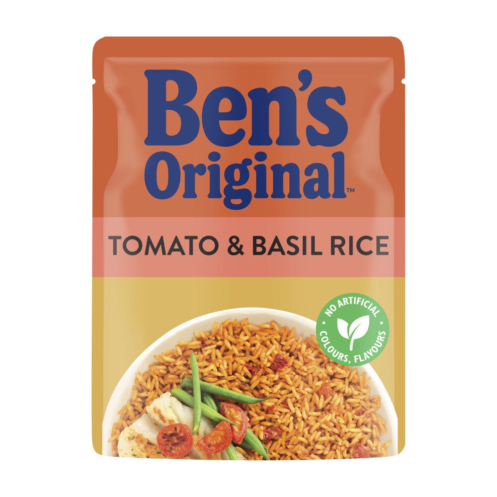 Uncle Bens Tomato & Basil Rice 250g