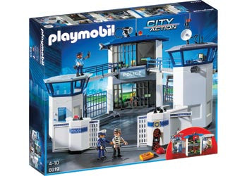 Playmobil Police Headquarters w/ Prison