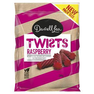 Darrell Lea Raspberry Twists 280g