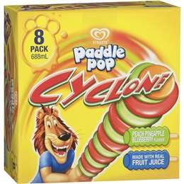 Streets Cyclone Peach Pineapple Blueberry 8pk