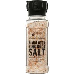 Chef's Choice Himalayan Pink Rock Salt with Grinder 200g