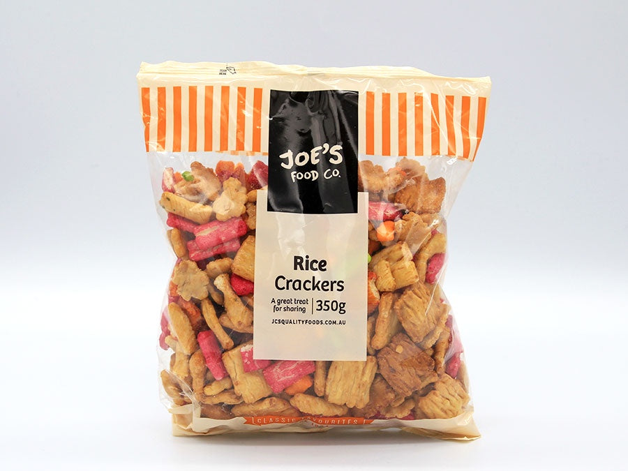 Joes Snacks Rice Crackers 350g