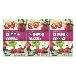 Golden Circle Summer Berries 250mL 6pk