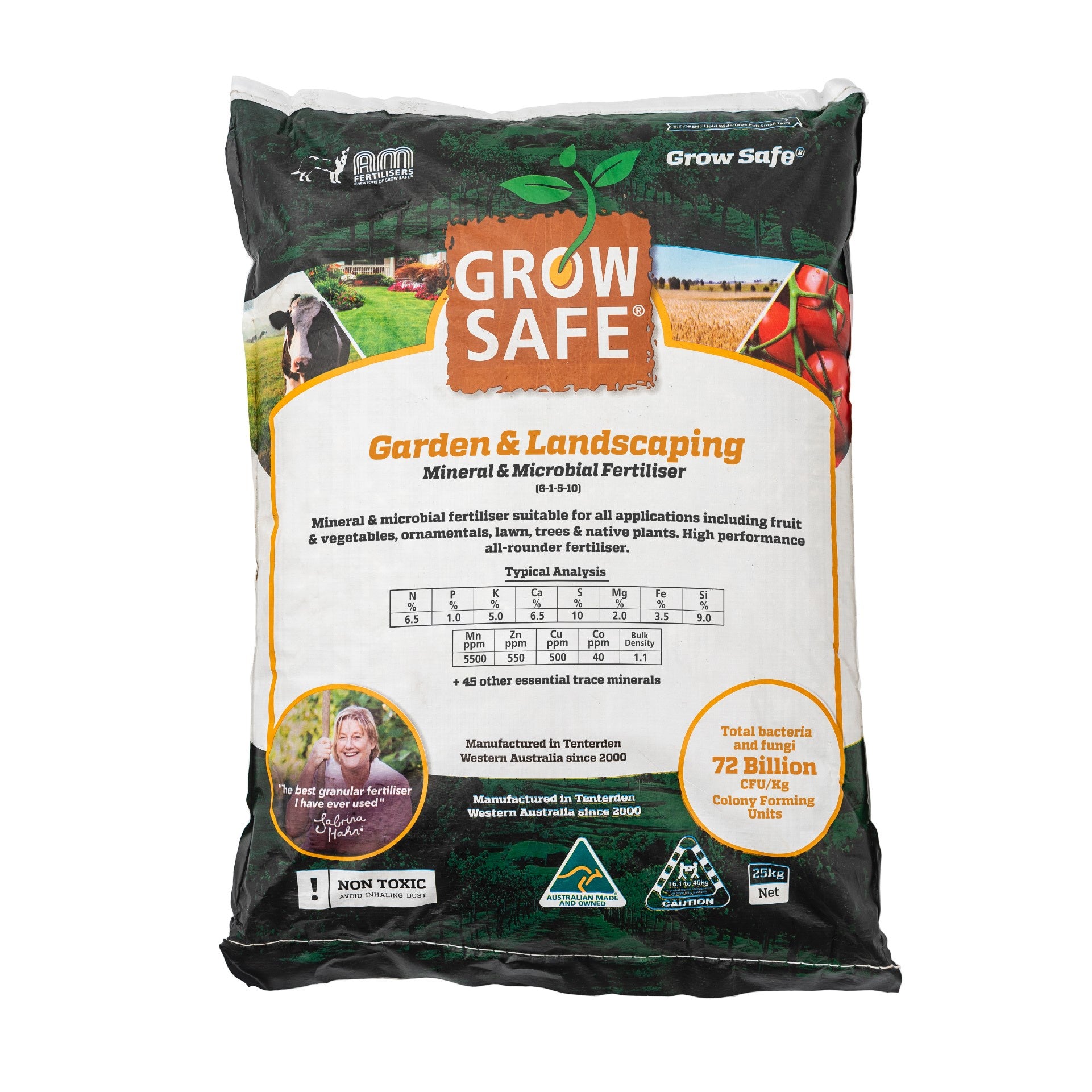 Growsafe All Seasons Turf Fertiliser 25kg