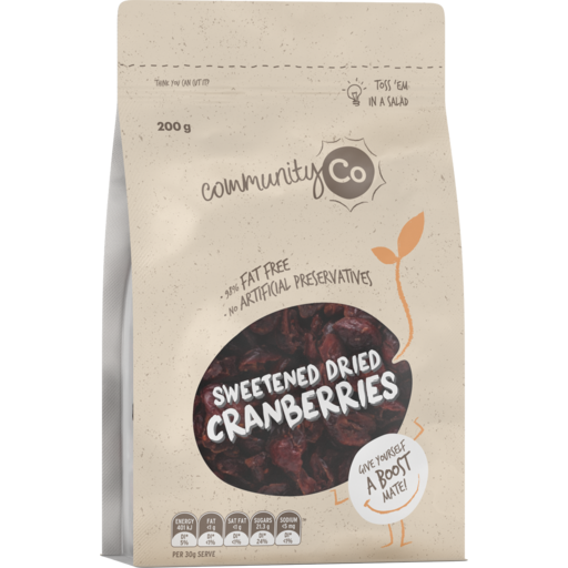 Community Co Dried Cranberries 200g