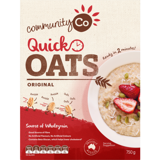 Community Co Quick Oats Original 750g